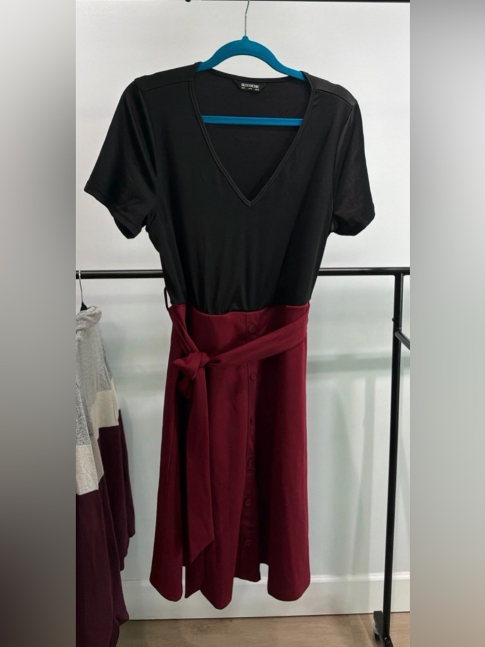 BloomChic Red/Black Dress